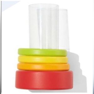 Lovevery • Clear tube with stacking rings